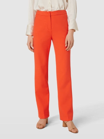 Marc Cain Stoffen broek met persplooien Rood - 4