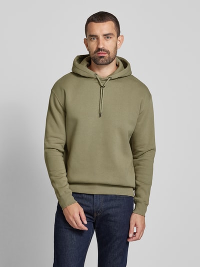 Cinque Hoodie mit gerippten Abschlüssen Modell 'Swift' Oliv 4