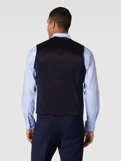 Drykorn Gilet met paspelzakken, model 'MALMO' Marineblauw - 5