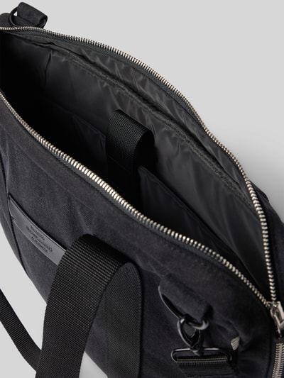 MADS NØRGAARD Laptoptasche mit Logo-Patch Modell 'Boutique' Black 5