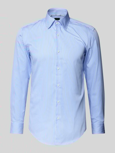 BOSS Koszula casualowa o kroju slim fit z czystej bawełny Błękitny 2