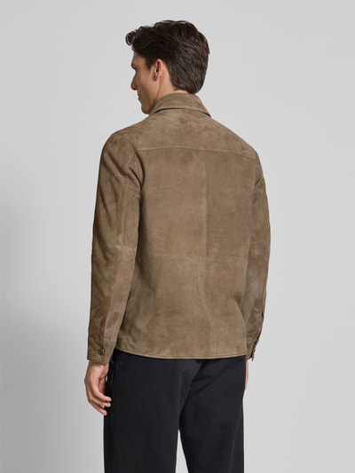 Drykorn Blouson in Leder-Optik Modell 'KOSAN' Sand 5