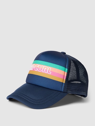 Rip Curl Cap mit Label-Print Modell 'REVIVAL' Marineblau 1
