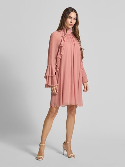 Christian Berg Woman Selection Sukienka mini ze stójką Fiołkoworóżowy 1