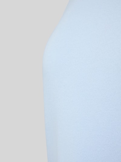 CCDK Copenhagen Góra od piżamy z prążkowanym, okrągłym dekoltem model ‘Bea’ Niebieski 2