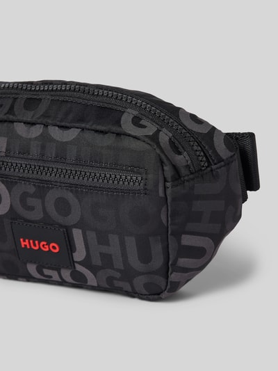 HUGO CLASSIFICATION Bauchtasche mit Label-Badge Modell 'Ethon 2.0' Black 3