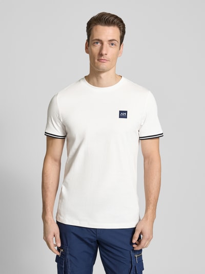 Antony Morato T-Shirt mit Label-Badge Weiss 4