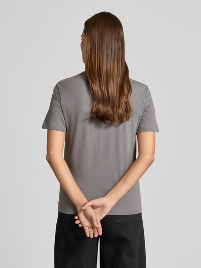 Jake*s Casual Regular Fit T-Shirt aus Baumwoll-Mix Modell 'ELI' ' Mittelgrau 5