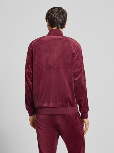 SERGIO TACCHINI Bluza rozpinana ze stójką model ‘SERGIO’ Purpurowy 5