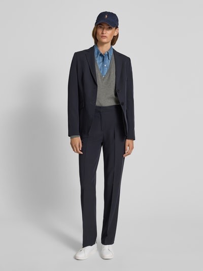 Polo Ralph Lauren Gebreide pullover met logostitching en V-hals Middengrijs - 1