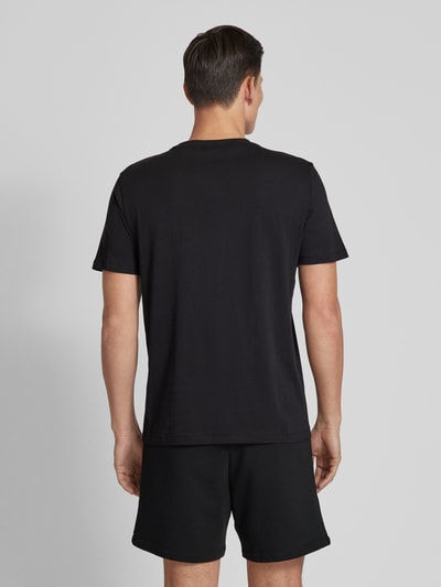 HUGO T-shirt z nadrukiem z logo model ‘Dacation’ Czarny 5