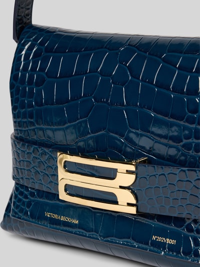 Victoria Beckham Handtasche mit Label-Detail Marine 3