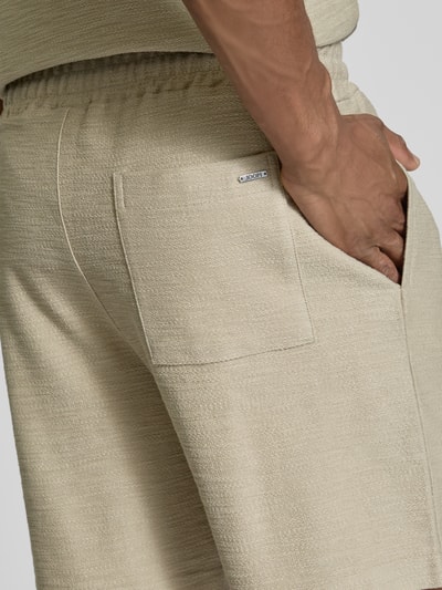 JOOP! Collection Korte broek met elastische band en achterzak Beige - 3