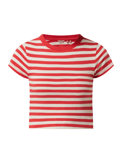 Superdry Cropped T-Shirt aus Baumwolle Rot 2