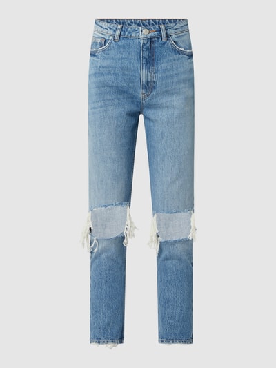 Review Jeansy o kroju mom skinny fit z bawełny  Jeansowy niebieski 2