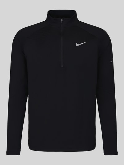 Nike Training Regular Fit Sport-Langarmshirt mit Troyer-Kragen Black 2