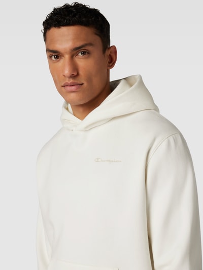 CHAMPION Oversized hoodie met labeldetail Offwhite - 3