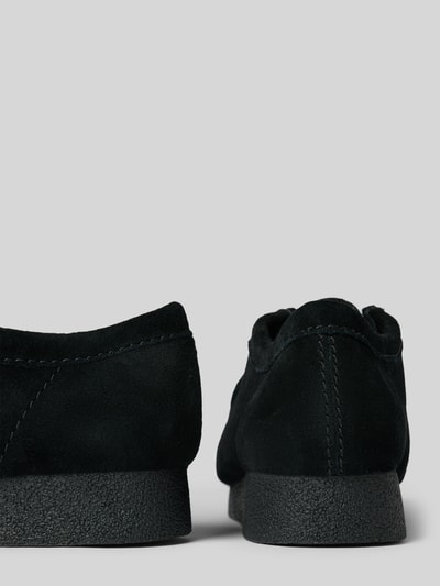 Clarks Schnürschuhe mit Gummisohle Modell 'Wallabee Evo' Black 2