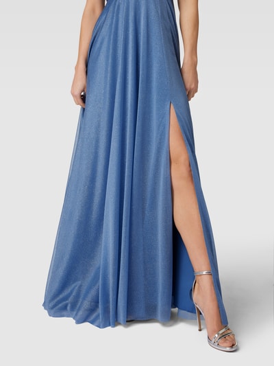 TROYDEN COLLECTION Abendkleid mit Herz-Ausschnitt Hellblau 3