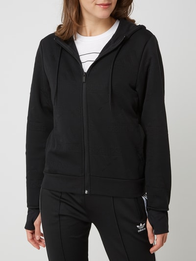 ADIDAS SPORTSWEAR Sweatjacke mit Logo-Muster Black 4