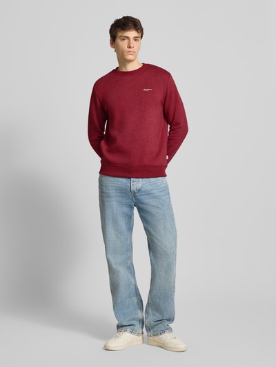 Pepe Jeans Regular fit sweatshirt van katoenmix, model 'GRIFFIN' Rood - 1