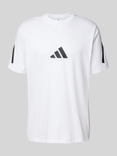 ADIDAS SPORTSWEAR T-Shirt mit Label-Print Weiss 1