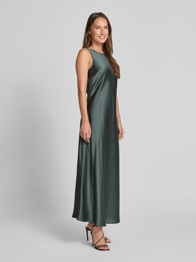 GUIDO MARIA KRETSCHMER WOMAN Regular Fit Maxikleid mit U-Boot-Ausschnitt Modell 'Fanny' Dunkelgruen 1