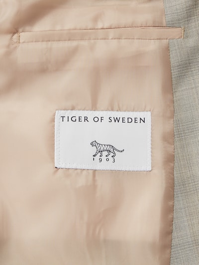 Tiger Of Sweden Regular fit 2-knoops colbert met wol, model 'Jules' Lichtgrijs - 5