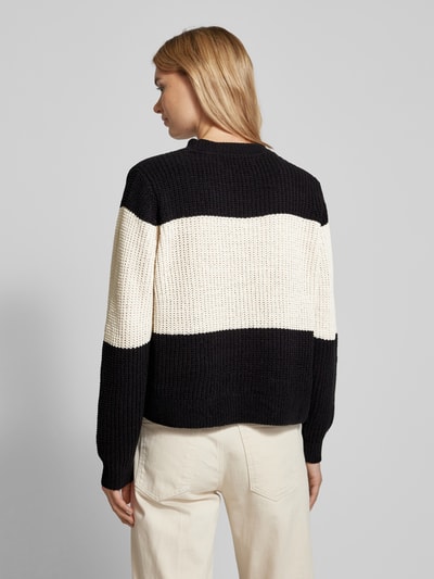 Vero Moda Pullover mit Rundhalsausschnitt Modell 'AGATE' Black 5