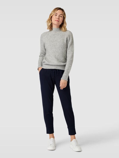 Christian Berg Woman Stoffen broek met elastische band Donkerblauw - 1