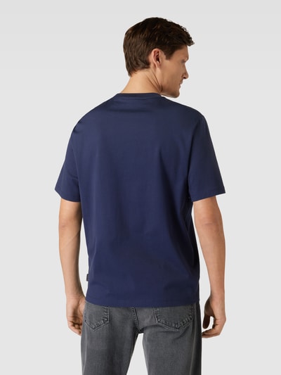 Michael Kors T-shirt met blokstrepen, model 'EMPIRE STRIPE' Donkerblauw - 5