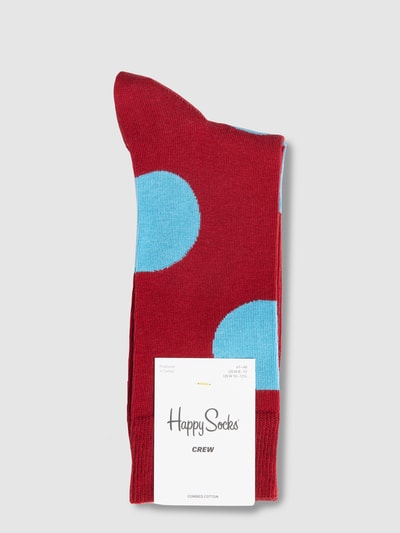 Happy Socks Sokken met polkadots, model 'Jumbo Dot' Rood - 3