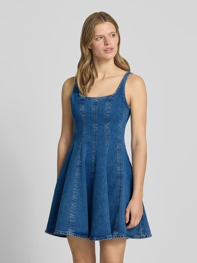 HUGO Blue A-Linie Jeanskleid aus reiner Baumwolle Modell 'GADEME' Jeansblau 4