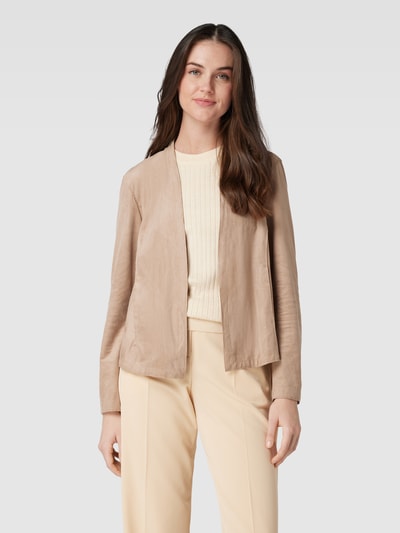 Marc Cain Blazer met open voorkant Camel - 4