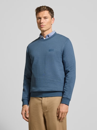 Marc O'Polo Regular Fit Sweatshirt aus reiner Baumwolle  Petrol 4