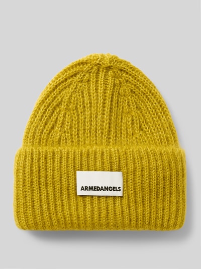 ARMEDANGELS Mütze aus Mohair-Mix mit Woll-Anteil Modell 'MOHAIR' Senf 1