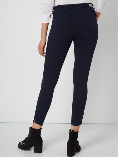 Only Cropped Skinny Fit Jeans mit Stretch-Anteil Modell 'Kendell' Jeansblau 5