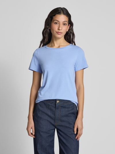 Weekend Max Mara T-Shirt mit Rundhalsausschnitt Modell 'MULTIF' Hellblau 4