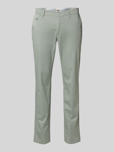 Brax Regular Fit Chino mit Strukturmuster Modell 'FABIO' Schilf 1