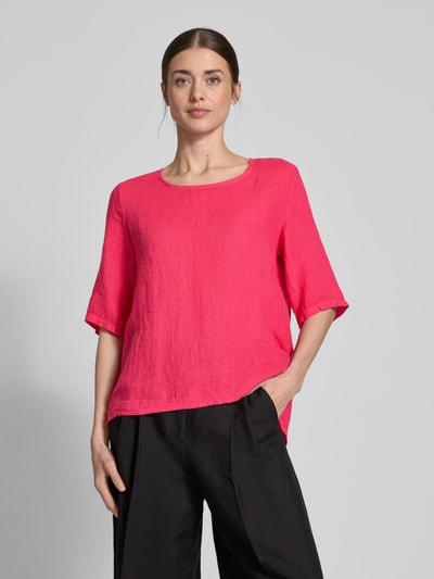 ZABAIONE Blouseshirt met 1/2-mouwen Felroze - 4