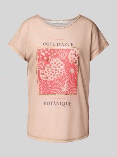 Christian Berg Woman T-Shirt mit Motiv-Print Sand 2
