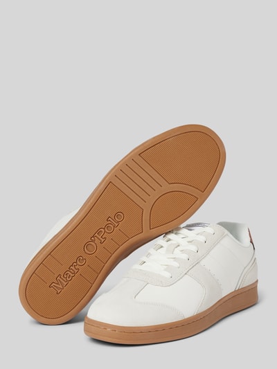 Marc O'Polo Ledersneaker in Two-Tone-Machart Modell 'Vincenzo' Weiss 3