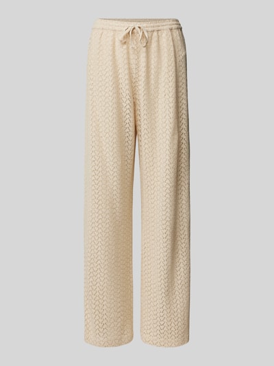 Roxy Stoffen broek met ajourpatroon Offwhite - 2