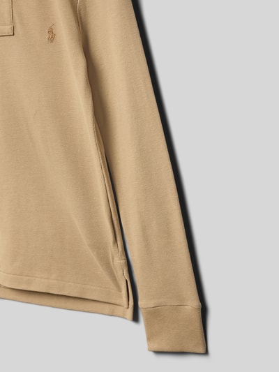 Polo Ralph Lauren Teens Koszulka polo z wyhaftowanym logo Khaki 2