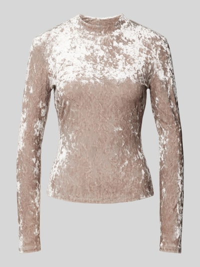 Marella Longsleeve mit Rundhalsausschnitt Modell 'BALERA' Taupe 2