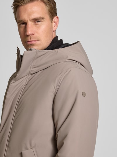khujo Regular Fit Parka mit Kapuze Modell 'FOGG' Hellgrau 3