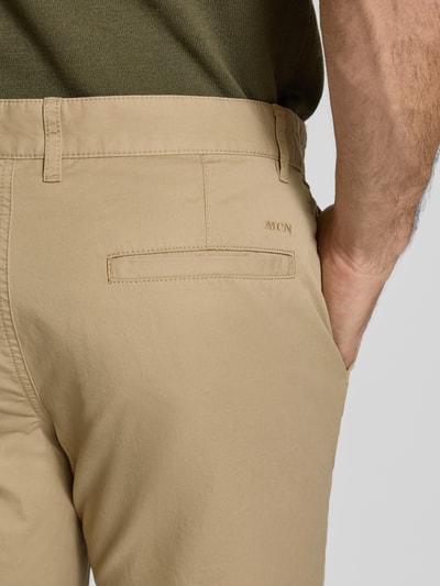 MCNEAL Slim Fit Bermudas mit Eingrifftaschen Beige 3