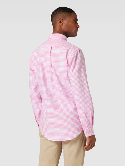 Polo Ralph Lauren Koszula casualowa z listwą guzikową na całej długości i wzorem w kratkę vichy Różowy 5