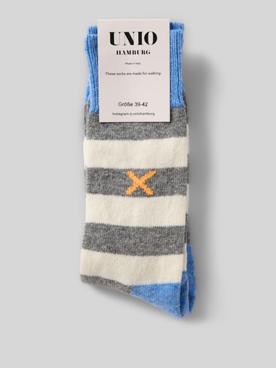 Unio Socken mit Kaschmir-Anteil Hellblau 3