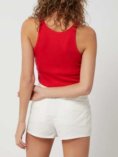 Superdry Crop Top mit Streifenmuster  Hellrot 5